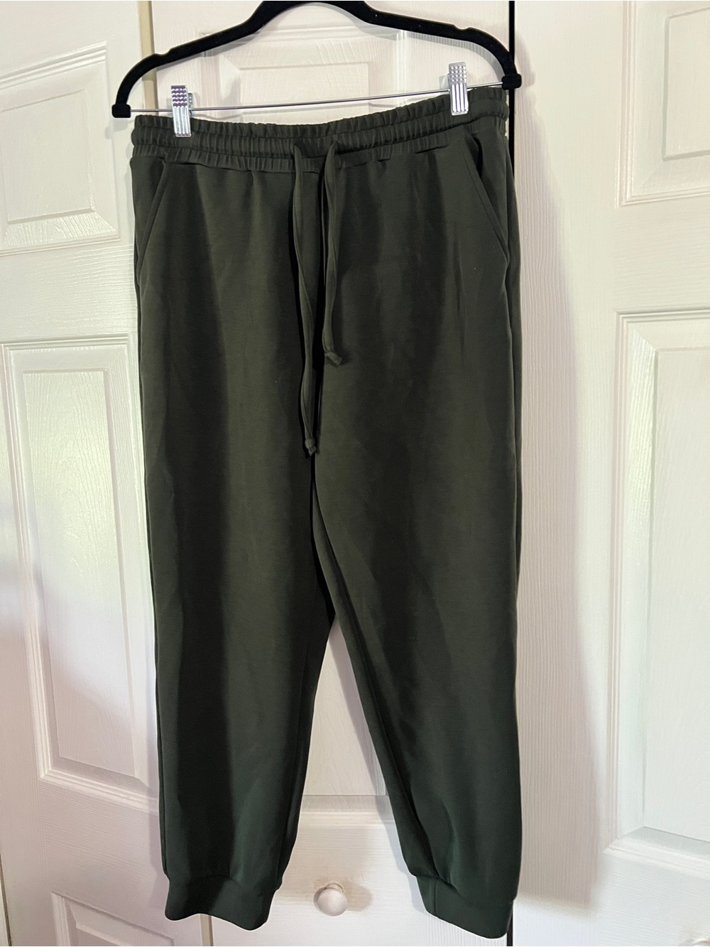 Reserved Dark Olive Drawstring Joggers